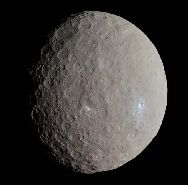 Photograph of 1 Ceres, a main-belt asteroid.