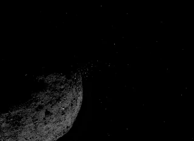 Photograph of 101955 Bennu, an Apollo near-Earth asteroid.