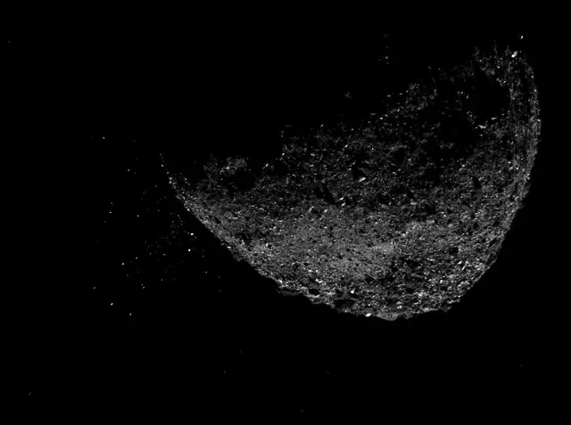 Photograph of 101955 Bennu, an Apollo near-Earth asteroid.