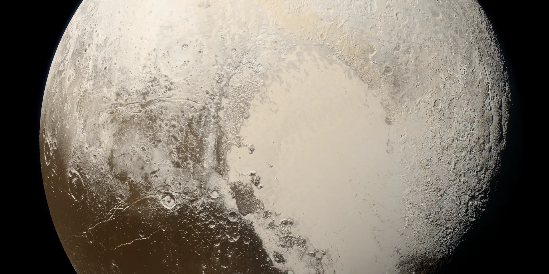 Photograph of 134340 Pluto, a trans-Neptunian object.