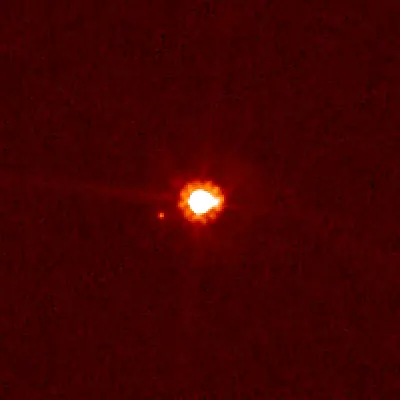 Photograph of 136199 Eris, a trans-Neptunian object.