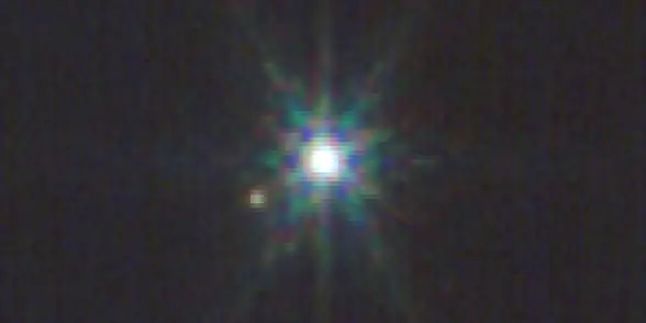 James Webb Space Telescope image of 136199 Eris, a trans-Neptunian object.