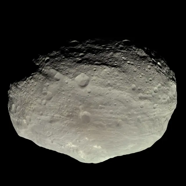 Photograph of 4 Vesta, a main-belt asteroid.