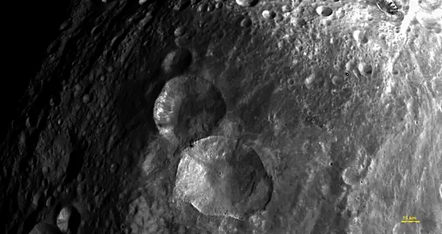 Photograph of 4 Vesta, a main-belt asteroid.