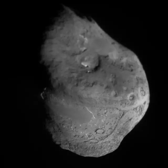 Photograph of 9P/Tempel 1, a Jupiter-family comet.