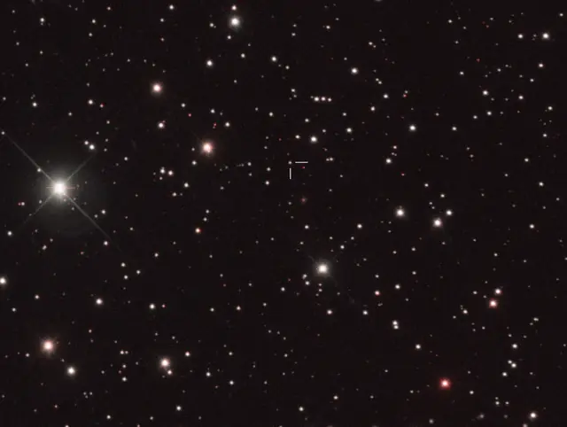 Photograph of A0620-00, a stellar-mass black hole in Monoceros.