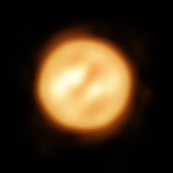 Photograph of Antares, an M1.5Iab+B2Vn red supergiant in Scorpius.