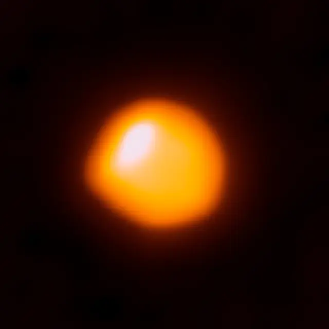 ALMA image of Betelgeuse, an M1-M2Ia-Iab red supergiant in Orion.