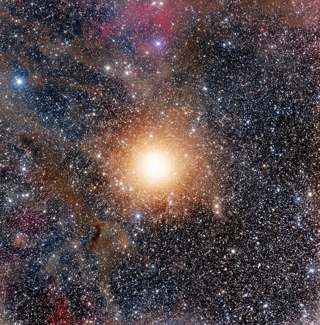 Photograph of Betelgeuse, an M1-M2Ia-Iab red supergiant in Orion.