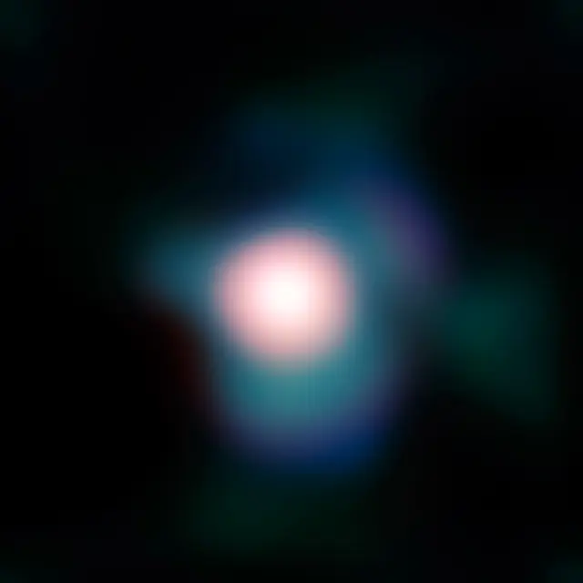 Photograph of Betelgeuse, an M1-M2Ia-Iab red supergiant in Orion.