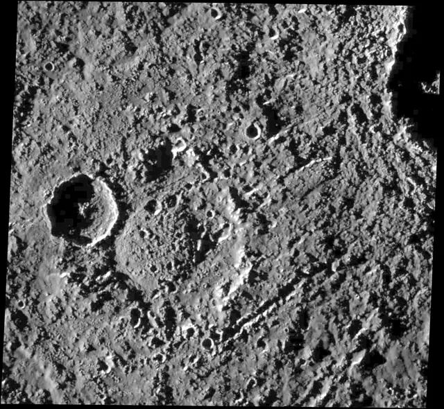 Photograph of Callisto, a moon of Jupiter.