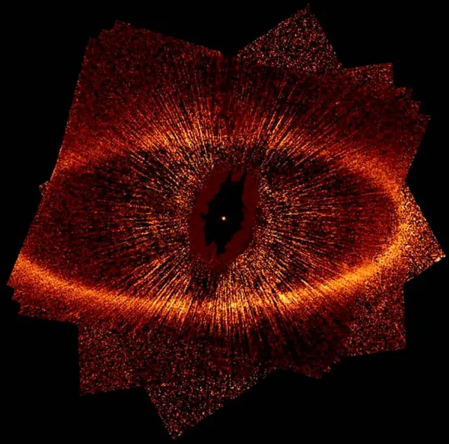 Photograph of Fomalhaut, an A4V white main-sequence star in Piscis Austrinus.