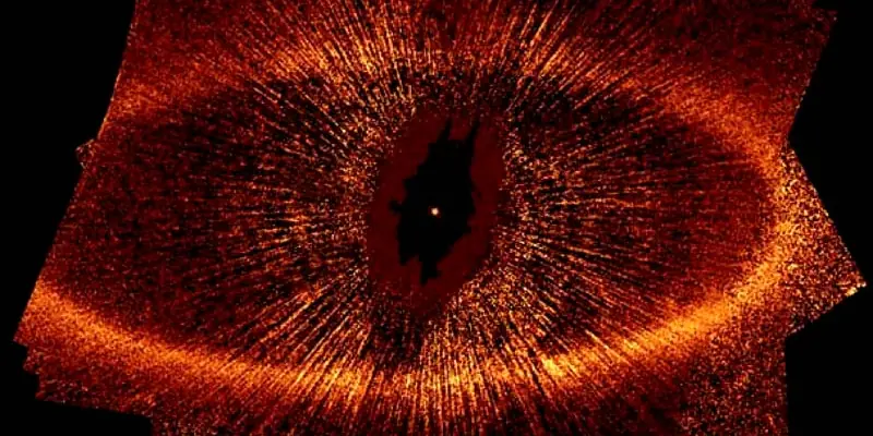 Photograph of Fomalhaut, an A4V white main-sequence star in Piscis Austrinus.