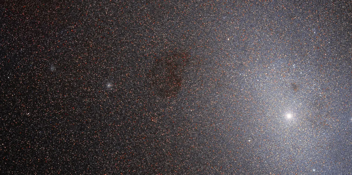 Photograph of M110, an elliptical galaxy E in Andromeda.