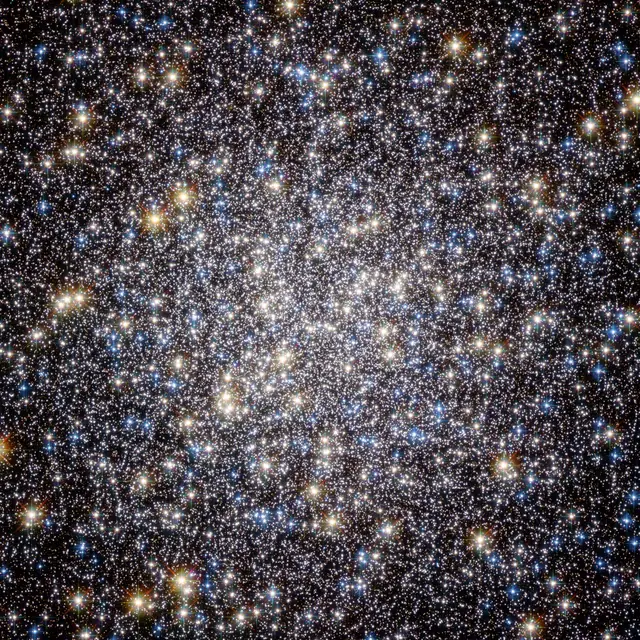 Hubble Space Telescope image of Hercules Globular Cluster, a globular cluster in Hercules.