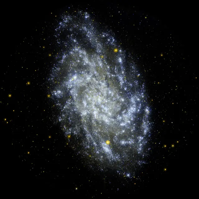 Photograph of Triangulum Galaxy, a spiral galaxy Sc in Triangulum.