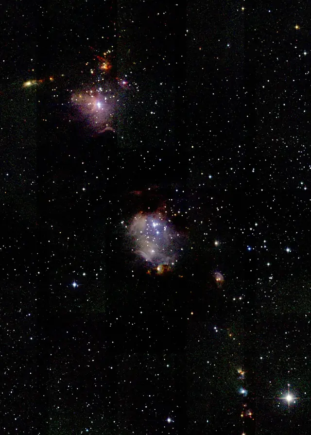 Photograph of M78, a reflection nebula in Orion.