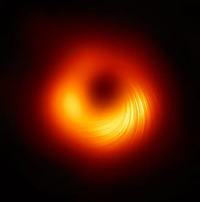 Event Horizon Telescope image of Virgo Galaxy, an elliptical galaxy E in Virgo.