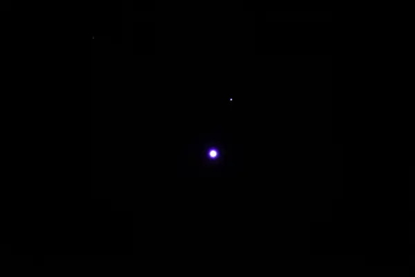 Photograph of Regulus, a B8IVn blue-white subgiant in Leo.