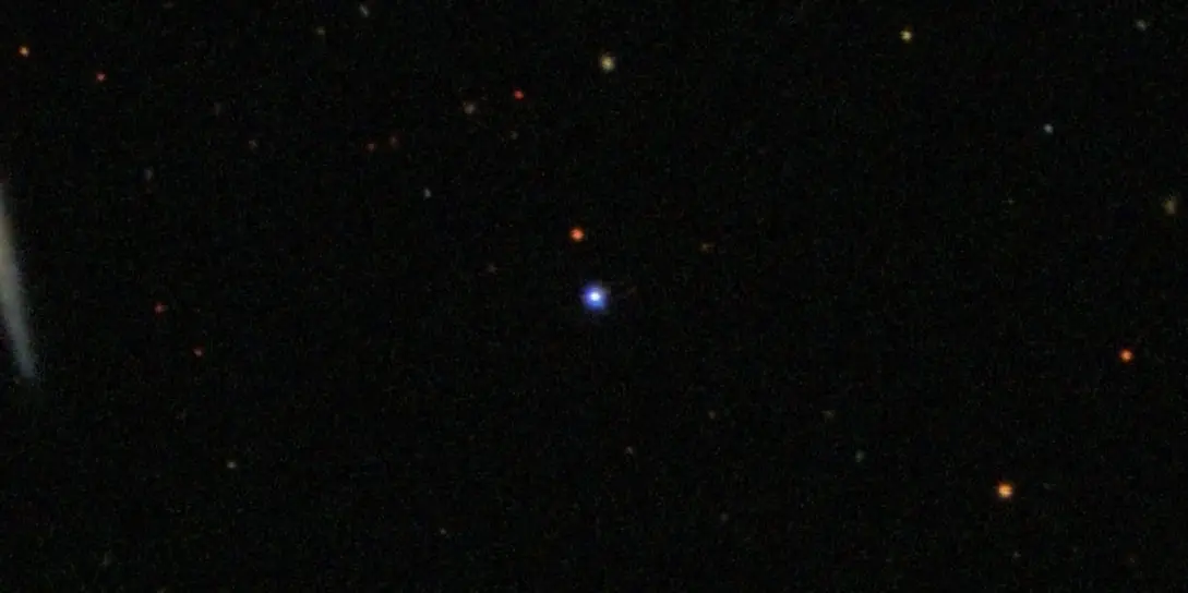 Photograph of TON 618, a supermassive black hole in Canes Venatici.