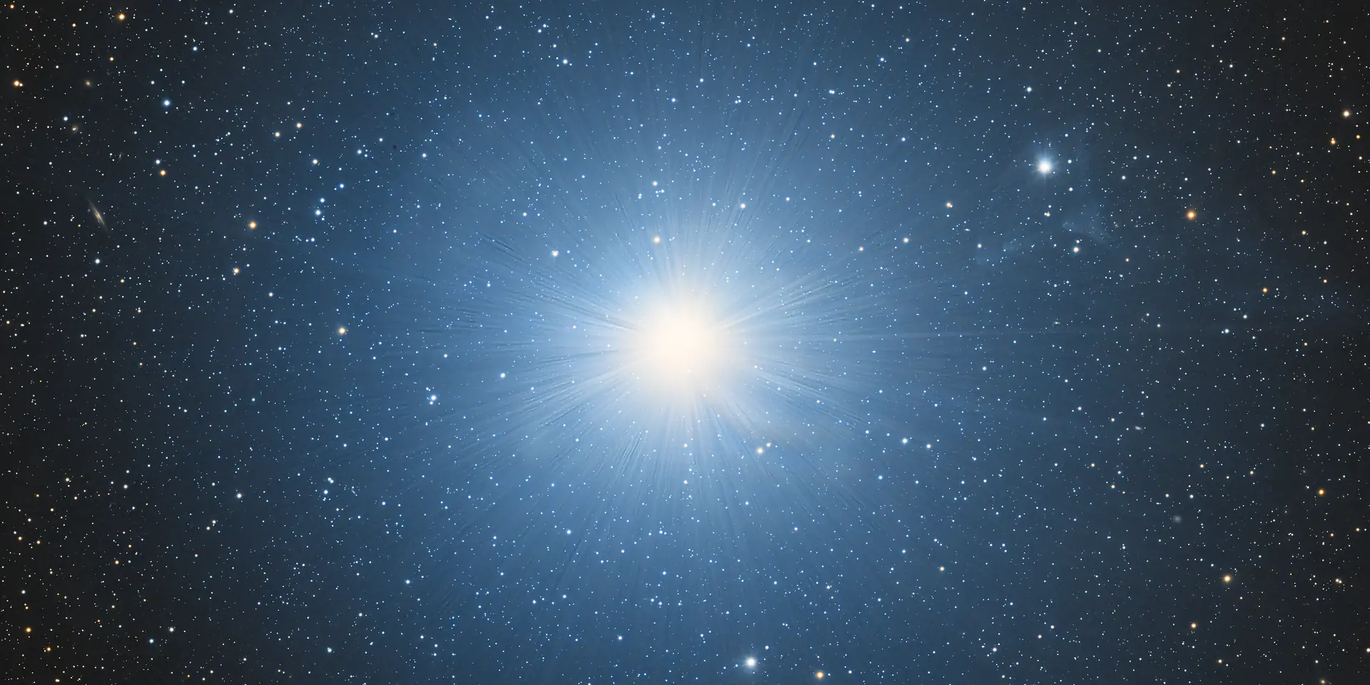 Photograph of Vega, an A0V white main-sequence star in Lyra.