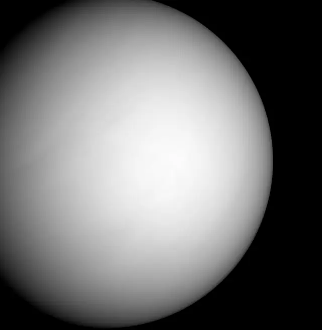 Photograph of Venus, a terrestrial planet.