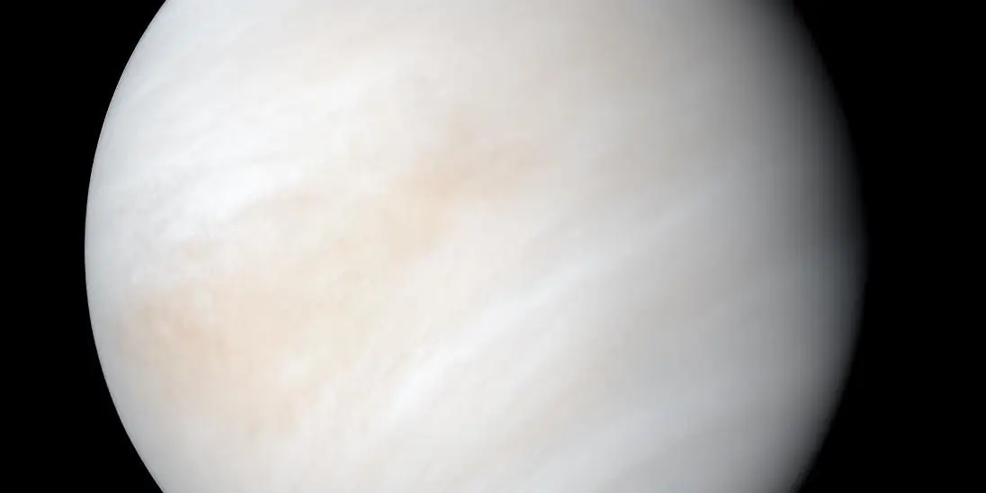 Photograph of Venus, a terrestrial planet.